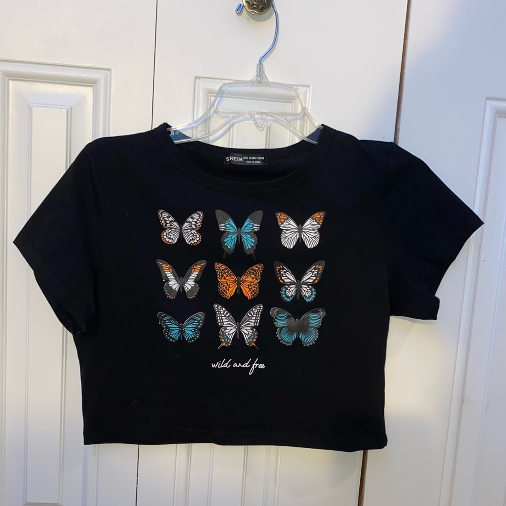Cropped Butterfly Top